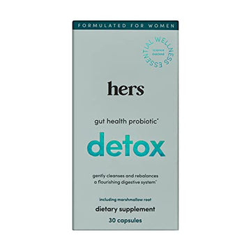 Hers Detox Supplement - Women's Probiotic Supplement for Detoxing - Helps Support HIMS & HERS uk supplements