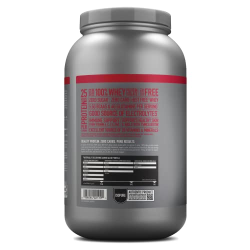 Isopure Protein Powder, Zero Carb Whey Isolate with Vitamin C & Zinc for Immune Support Isopure uk supplements
