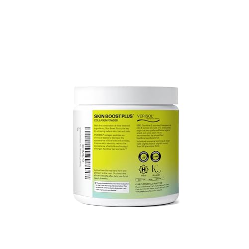 Sparkle Wellness VERISOL Bioactive Hydrolyzed Collagen Peptides | Collagen Powder Supplement with Vitamin C & Hyaluronic Acid for Hair, Skin, and Nail Health | Skin Boost Plus (No Flavor) [30-Serves] Sparkle Wellness uk supplements