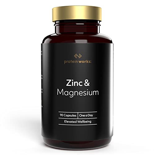 Protein Works - Zinc & Magnesium Supplement Tablets |Added Vitamin B6 | Combats Tiredness & Fatigue Protein Works uk supplements