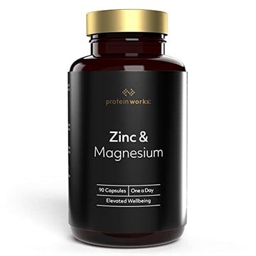 Protein Works - Zinc & Magnesium Supplement Tablets |Added Vitamin B6 | Combats Tiredness & Fatigue Protein Works uk supplements