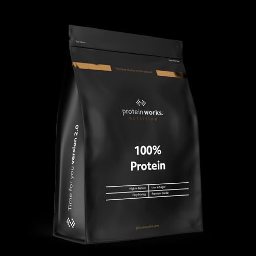 Protein Works - 100% Protein, 1.25kg, High Protein Blend, 41 Servings, Chocolate Silk Protein Works uk supplements