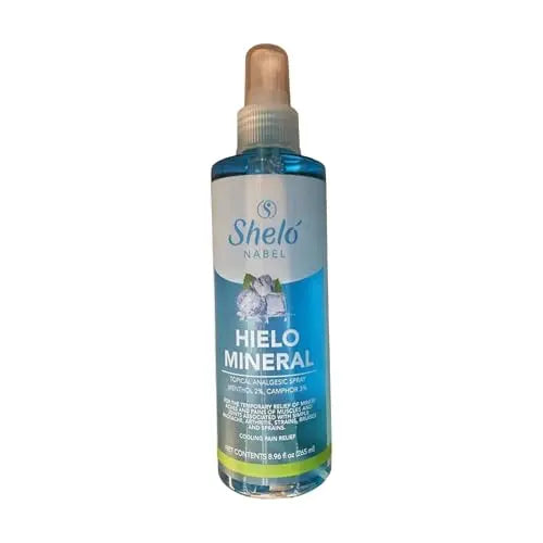 Hielo Mineral Spray Topical Analgesic Menthol Camphor Muscle Relieve Shelo Nabel Sheló NABEL uk supplements