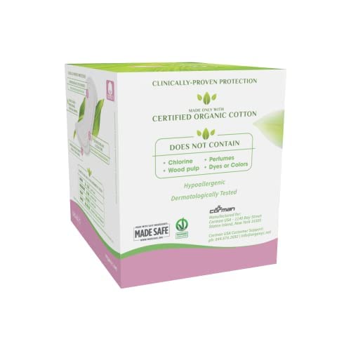 Organyc 100% Certified Organic Cotton Folded Panty Liner, Ultra Thin, Light Flow, 24 Count Organyc uk supplements