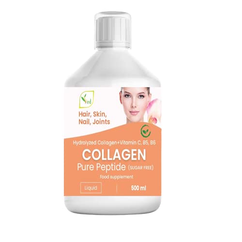 Liquid Collagen Peptides Supplement, Faster Absorption Dietary Hydrolyzed Drink Ved uk supplements