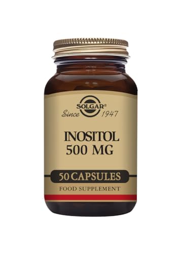 Solgar Inositol 500 mg Vegetable Capsules - Vitamin B8 - Vegan, Vegetarian, Kosher SOLGAR uk supplements