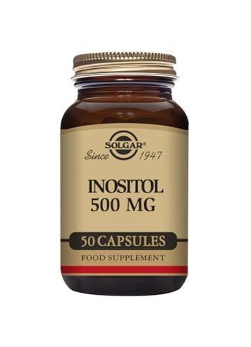 Solgar Inositol 500 mg Vegetable Capsules - Vitamin B8 - Vegan, Vegetarian, Kosher SOLGAR uk supplements