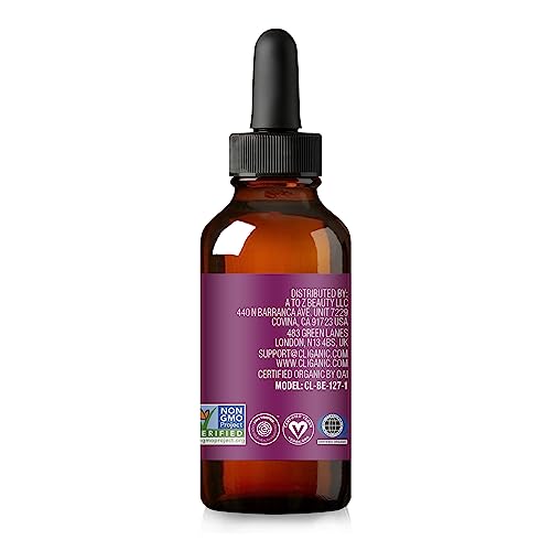 Cliganic Organic Pomegranate Seed Oil, 100% Pure - For Face, Skin | Natural Cold Pressed Unrefined Cliganic uk supplements