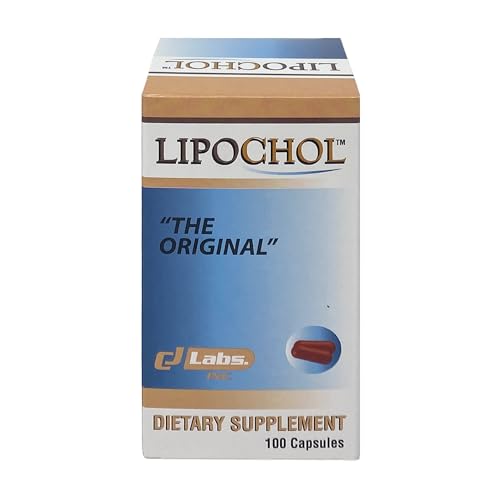LIPOCHOL, Liver Health, Vitamin and Nutrient Boost (100 Capsules/Pack of 1) LIPOCHOL uk supplements