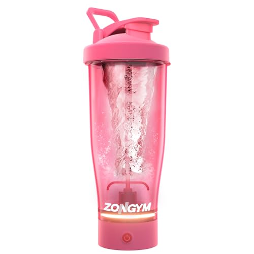 Electric Protein Shaker Bottle, 24 oz USB Rechargeable Blender Bottles, Shaker Bottles ZonGym uk supplements
