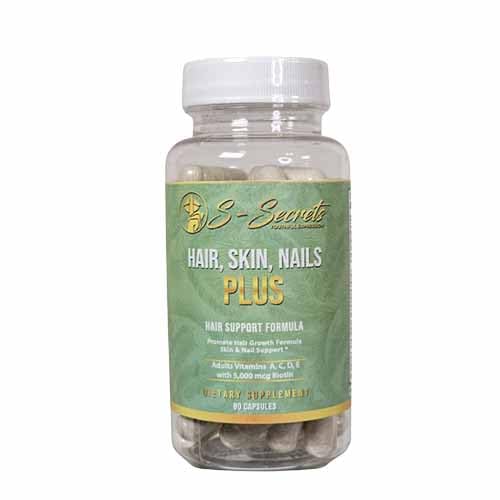 S-Secrets Hair, Skin & Nails Vitamin – Non-GMO Multivitamin for Hair, Skin & Nails | Biotin 5,000 mcg per Serving | 30-Day Supply (60 Capsule) S-Secrets uk supplements