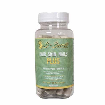 S-Secrets Hair, Skin & Nails Vitamin – Non-GMO Multivitamin for Hair, Skin & Nails | Biotin 5,000 mcg per Serving | 30-Day Supply (60 Capsule) S-Secrets uk supplements