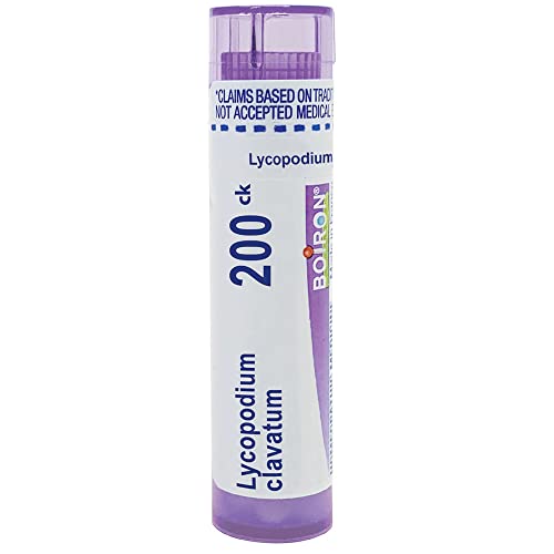 Boiron Lycopodium Clavatum 200CK, 80 Pellets, Homeopathic Medicine for Bloating and Gas Boiron uk supplements