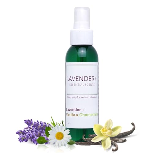 Lavender + Essential Scents - Lavender Chamomile & Vanilla Sleep Spray Collection Moonwater Elixirs uk supplements