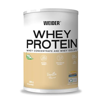 Weider Whey Protein (300g) Vanilla Flavour. Whey Protein from Concentrate and Isolate Weider uk supplements