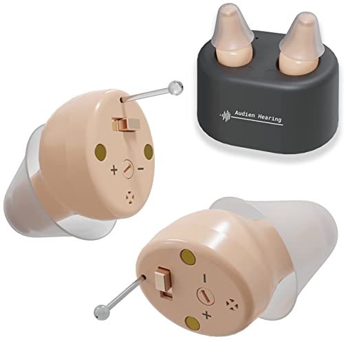 Audien ATOM Rechargeable Hearing Amplifier to Aid and Assist Hearing Audien Hearing uk supplements