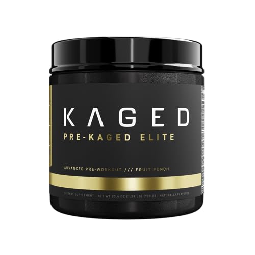 Kaged High Stimulant Pre Workout Powder | Fruit Punch | Pre-Kaged Elite | L-Citrulline Kaged uk supplements