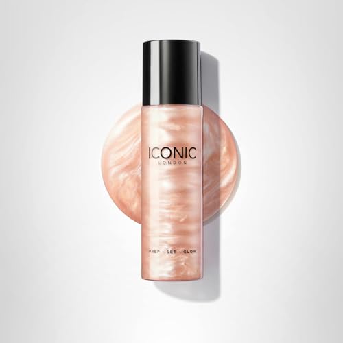 ICONIC LONDON Prep-Set-Glow | Hydrating + Setting + Glowing Spray, 3-in-1 Formula for a Dewy, Radiant Finish, Cruelty-Free, Vegan Makeup, 4.22 Fl oz ICONIC LONDON uk supplements