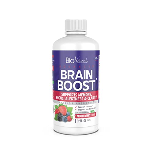 Bio Naturals Mental Boost Liquid Nootropic Supplement - Enhance Brain Performance Bio Naturals uk supplements