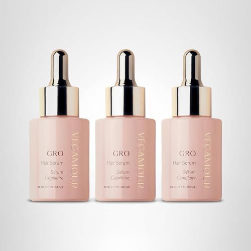 VEGAMOUR GRO Hair Serum for Hair Thinning, Thicker Fuller Looking Hair, Non Oily Tonic, 3 pack, 90 day supply VEGAMOUR uk supplements