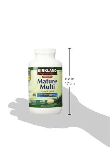Kirkland Signature Adult 50+ Multi Vitamins & Minerals, 400 Tablets (2 Pack) KIRKLAND uk supplements
