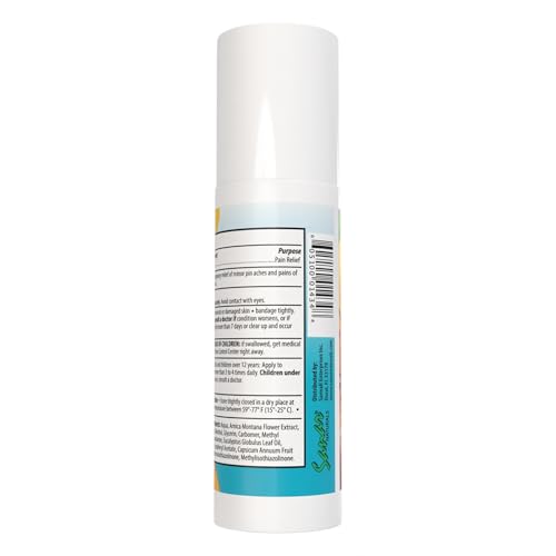 Sanar Naturals Arnica Roll On, 3 oz | Fast Acting Muscle Rub Relief & Joint Support | Soothing Topical Arnica Clear Gel for Post Workout and Daily Use | Non-Greasy, Travel Size Sanar Naturals uk supplements