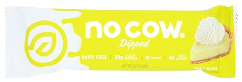 NO COW Key Lime Pie Dipped Bar, 2.12 OZ NO COW uk supplements