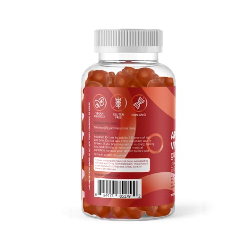 umsii Apple Cider Vinegar Gummies | 1,000 mg Organic Extract | Can Promote Gut Health umsii uk supplements