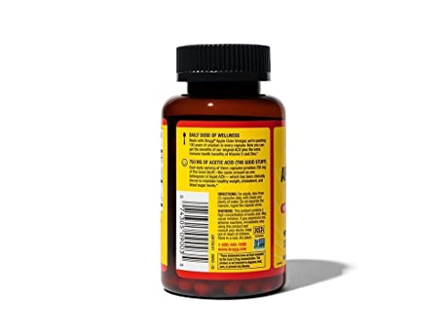 Bragg Apple Cider Vinegar Capsules - Vitamin D3 & Zinc - 750mg of Acetic Acid – Immune Bragg uk supplements