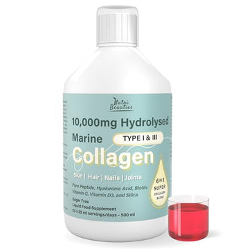 NUTRI Beauties Hydrolysed Marine Collagen Liquid Drink Supplement 10,000Mg NUTRI BEAUTIES uk supplements