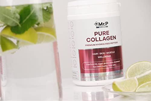 Mr.P Health Pure Collagen Peptides 400g Types I III Food Supplement Unflavoured Powder MR.P Health uk supplements