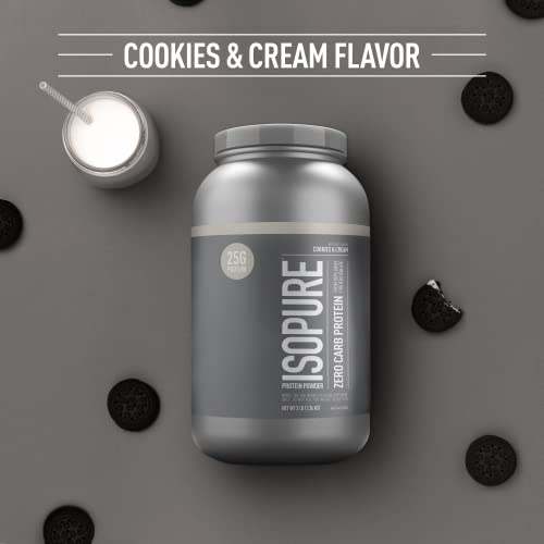 Isopure Protein Powder, Zero Carb Whey Isolate with Vitamin C & Zinc for Immune Support Isopure uk supplements