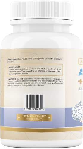 Maximize Within Alpha GPC + Citicoline 60 Ct, 1600mg Concentrated Formula- 99%+Highly Purified & Bioavailable Nootropic-Cognitive Enhancer, Supports Memory, Brain Function, Boosts Focus, Mood & Energy Maximize Within uk supplements