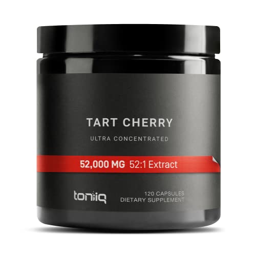 Toniiq Ultra High Strength Tart Cherry Capsules - 52,000mg 52x Concentrated Extract Toniiq uk supplements