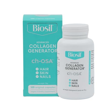 Biosil Collagen Generator - 120 Capsules - with Patented ch-OSA Complex - Generates & Protects Your Own Collagen BioSil uk supplements