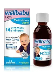 Wellbaby Multi-Vitamin Liquid 14 Vitamins and Minerals 150ml WELLBABY uk supplements
