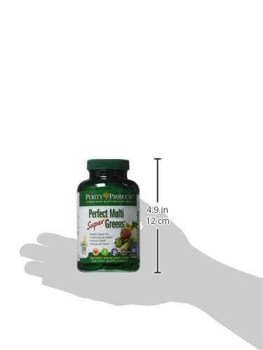 Purity Products Perfect Multi Super Greens Dietary Supplement Health Nutrition, 120 count Purity Products uk supplements