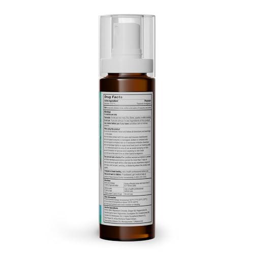 GuruNanda Menthol with Magnesium Spray for Pain Relief – 10.5% Menthol Cooling Spray for Muscle, Joint & Back Discomfort – No-Mess, Fast-Acting Relief, Pack of 3 GuruNanda uk supplements