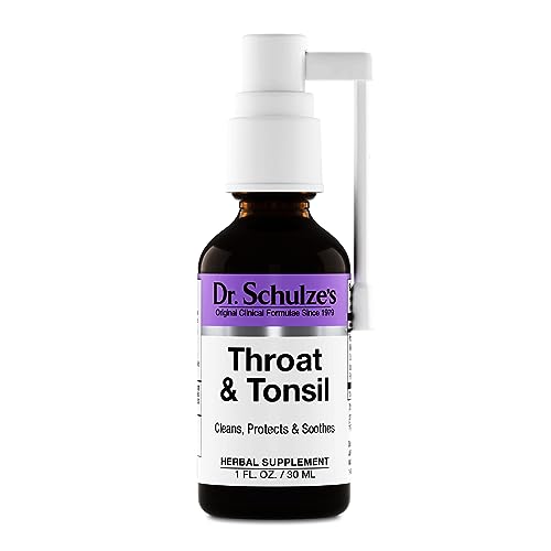 Dr. Schulze's Throat & Tonsil | Cool, Soothe & Protect | Herbal Supplement | Vegan & Koshe Dr. Schulze's uk supplements