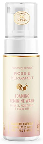 Honestly pHresh Natural Prebiotic & Probiotic Foaming Feminine Wash, pH Balanced with Essential Minerals Honestly pHresh uk supplements
