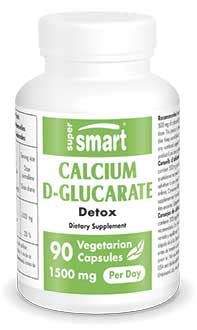 Supersmart - Calcium D-Glucarate 1500 mg Per Day - Antioxidant & Detox Supplement Supersmart uk supplements