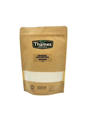 Thames Organic Organic Rice Protein Ground: Premium Plant-Based Protein for Health & Fitness Enthusiasts Thames Organic uk supplements