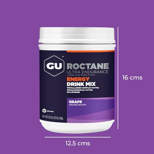 GU Energy Roctane Ultra Endurance Energy Drink Mix, 1.72-Pound Canister GU Energy uk supplements