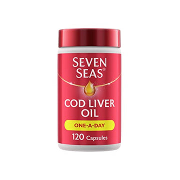 Seven Seas Cod Liver Oil Tablets With Omega-3, Fish Oil, One A Day, 4 Months Supply Seven Seas uk supplements