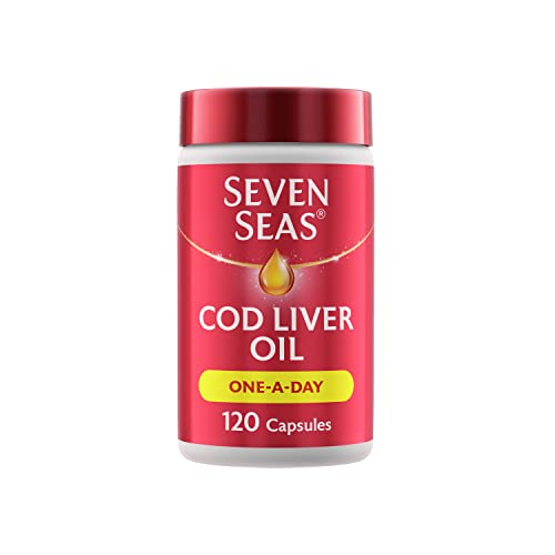 Seven Seas Cod Liver Oil Tablets With Omega-3, Fish Oil, One A Day, 4 Months Supply Seven Seas uk supplements