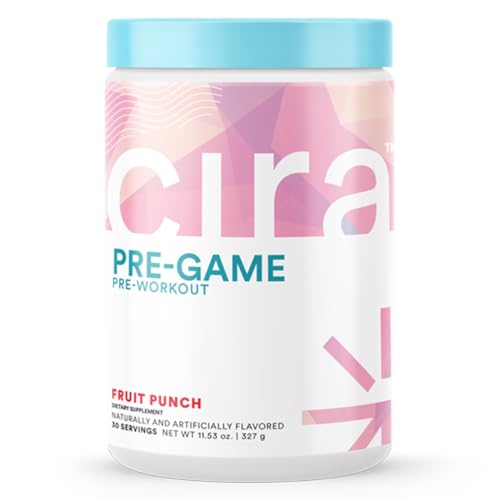 Cira Pre-Game Pre Workout Powder for Women - Preworkout Energy Supplement for Nitric Cira uk supplements