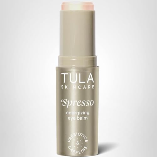 TULA Skin Care ‘Spresso Energizing Eye Balm, Gold Glow - Energizing & Hydrating Caffeine Under Eye Treatment for Dark Circles, Portable and Perfect to Use On-the-go, 0.35 oz. TULA uk supplements