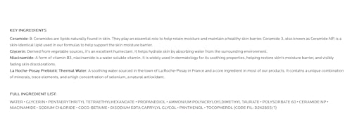 La Roche-Posay Toleriane Hydrating Gentle Face Cleanser, Daily Facial La Roche-Posay uk supplements
