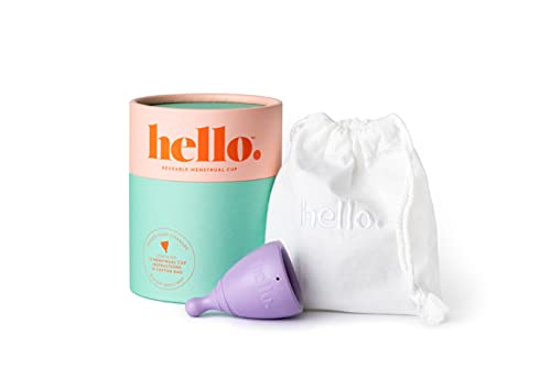 The Hello Cup Extra Small Menstrual Cup, BPA Free, Reusable, Hypoallergenic, Recyclable THE HELLO CUP uk supplements