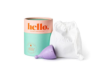 The Hello Cup Extra Small Menstrual Cup, BPA Free, Reusable, Hypoallergenic, Recyclable THE HELLO CUP uk supplements